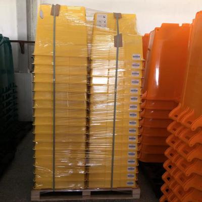 China Tamborete empilhável amarelo da etapa do polietileno para o alcance alto do lugar à venda