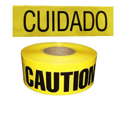 China Barricade Caution Tape Safety Lockout Tags 1000 Ft x 3 Inch Wide Each for sale