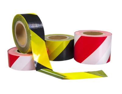 China OEM 3 Inch X 1000 Feet PE Plastic Barrier Tape Warning Tape Customized Logo for sale