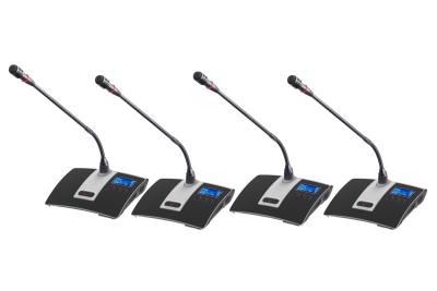 China 4 Channel Gooseneck UHF Wireless Microphone System Multi-Function for Education for sale