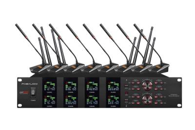 中国 8つのチャネルUHFの無線マイクロフォン システム専門の音質 販売のため