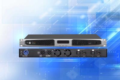 China 2X550W 1U Video Power Amplifier Professional Audio / Class D Power Amp Speakon Output for sale