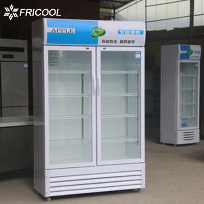 China 1170L Commercial Glass Door Merchandisers AC 110V 60HZ for sale