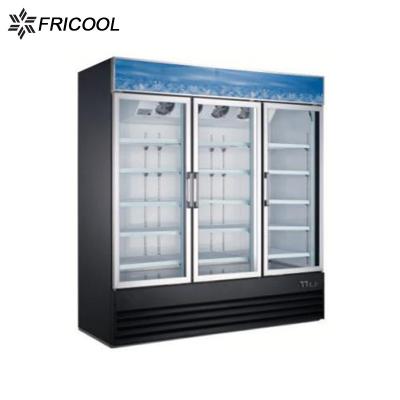China R290 GAS Commercial 3 Door Merchandiser Refrigerator 41.3 Cu.Ft for sale