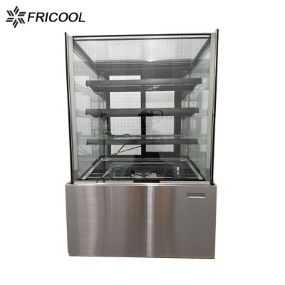China Sliding Door Refrigerated Cake Showcase Pastry Display Refrigerator 15.5 CU.FT for sale