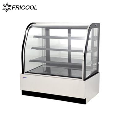 China Arc Glass Marble Cake Display Fridge Refrigerator 2-5 ℃ For Cake Shop for sale