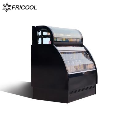 China refrigerador de la cortina de aire de la exhibición de la panadería 650L en venta