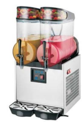 China 6.4 Gallon Frozen Beverage Dispenser Double Frozen Drink Machine 115V 60HZ for sale