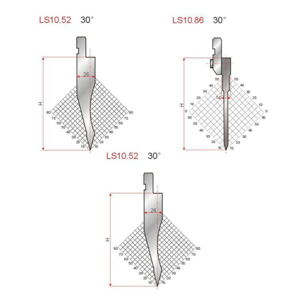 Quality 45-50HRC Press Brake Forming Dies For Hydraulic Bending Machine for sale