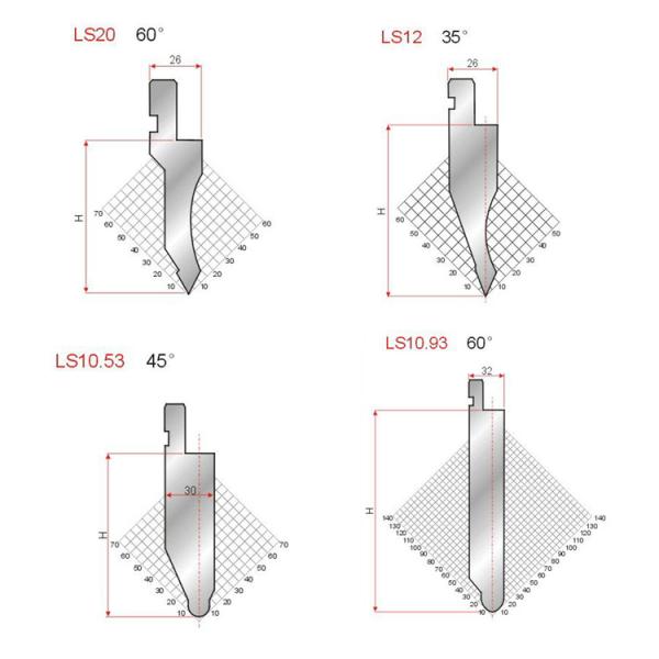 Quality 45-50HRC Press Brake Forming Dies For Hydraulic Bending Machine for sale