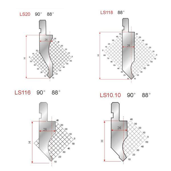 Quality 45-50HRC Press Brake Forming Dies For Hydraulic Bending Machine for sale