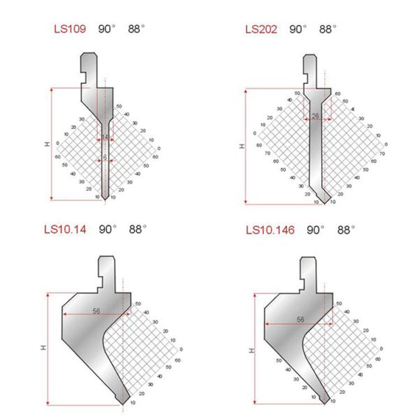 Quality 45-50HRC Press Brake Forming Dies For Hydraulic Bending Machine for sale