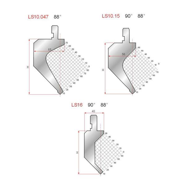 Quality 45-50HRC Press Brake Forming Dies For Hydraulic Bending Machine for sale