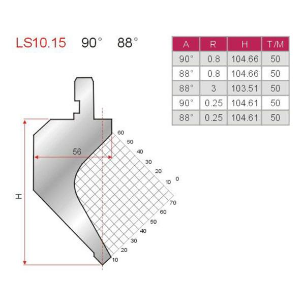 Quality European Style Louver Die Press Brake Punch Cnc Press Brake Tooling for sale