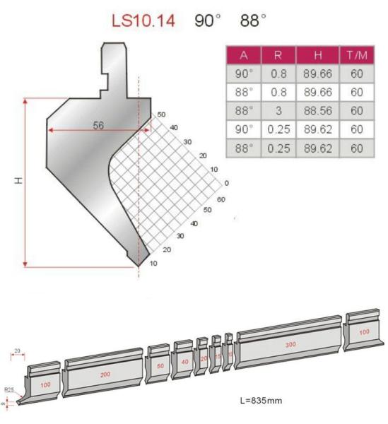 Quality CNC Press Brake Tools To Hydraulic Bending Machine Brake Dies for sale