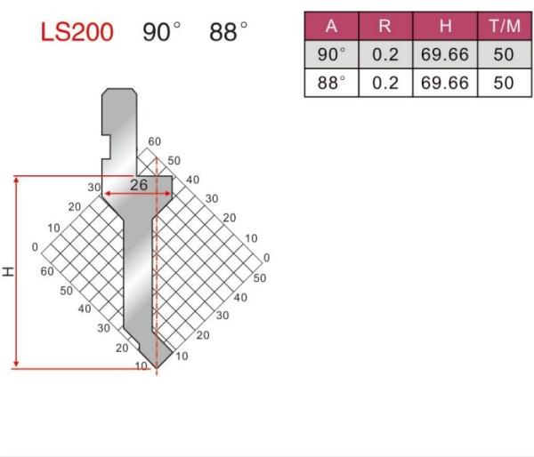 Quality LS200 Press Brake Tooling For Europe Bending Machine for sale