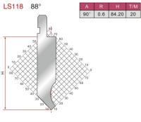 Quality Customizable Sizes Press Brake Punches LS118 Hydraulic Press Die for sale