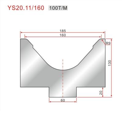 Китай YS20.11/160 88 градусов Amada Пресс-брейк 160 мм Пресс-брейк V Пресс-брейк продается