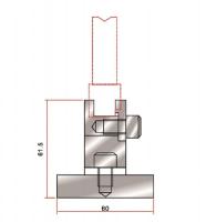 Quality Adjustment Press Brake Die Holder YS40.14 For Bending Machines for sale