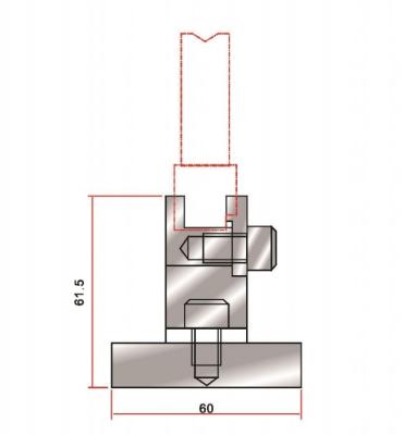 China Adjustment Press Brake Die Holder YS40.14 For Bending Machines for sale