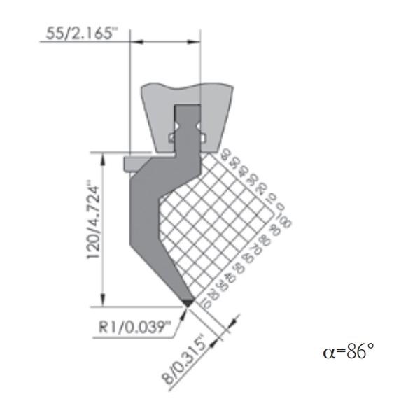 Quality Metallic Press Brake Punch And Die HRC48-HRC52 Press Brake Tooling for sale