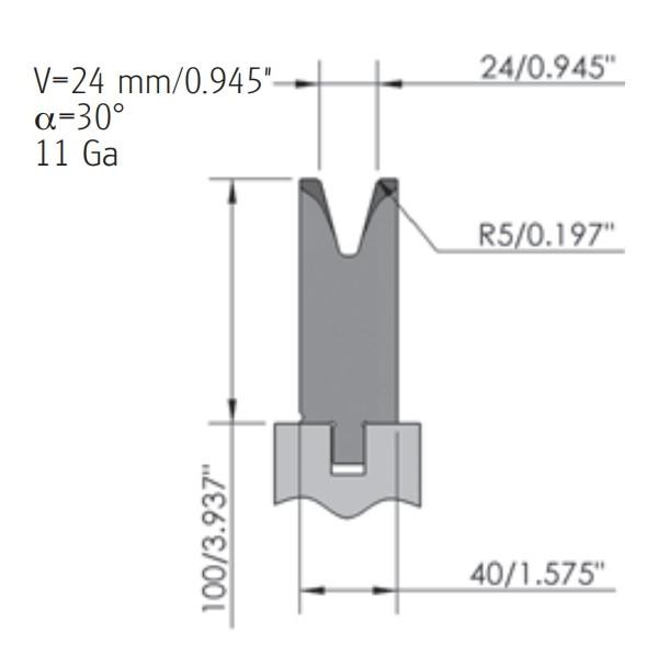 Quality Wila Type Single V Die Press Brake Die For Hydraulic Press Brake for sale