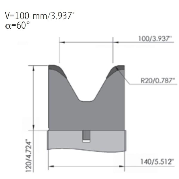 Quality Hydraulic CNC Press Brake Wila Dies 1V Die For Press Brake machine for sale