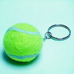 China Gift sending tennis ball keychain ,promotional item for sale