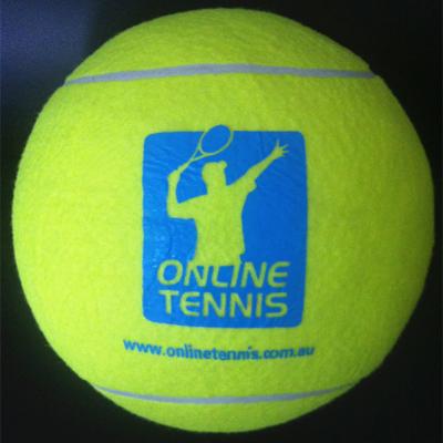 China 9.5'' Inflatable jumbo toy Tennis Ball,yellow big ball for sale