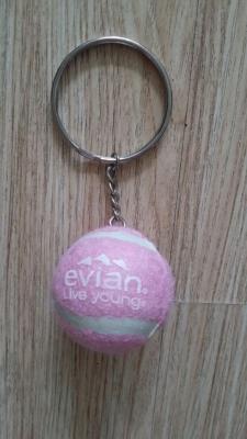 China Tennis Ball Keychains for sale