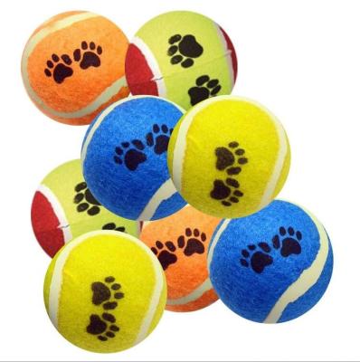 China Puppy Dogs Healthy Pets Recreational Exercise Toy Tennis Balls Non Abrasive for sale