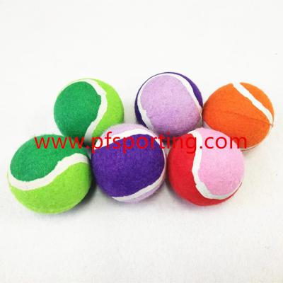 China Factory Price Customized Color Interactive Chew Rubber Custom Pet Tennis Balls,Pet Toy Ball en venta