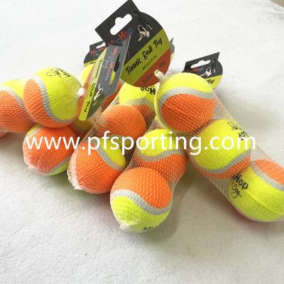 China Pelotas de tenis de entrenamiento avanzadas de alta calidad con Mesh Bag Sports Practice Balls que juega pelotas de tenis en venta