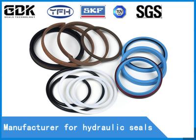 China Double acting hydraulic cylinder Hyundai R 220-9 hydraulic boom cylinder seal kit for sale
