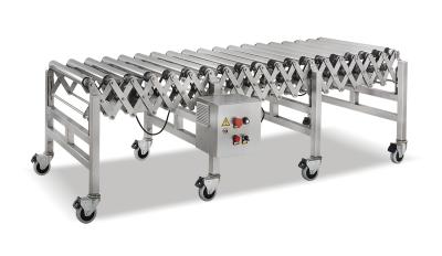 China Food Handling  Flexible Motorized Roller Conveyor for sale