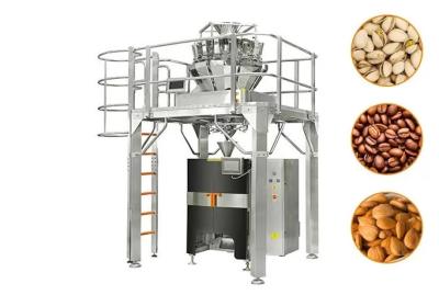 China SUS304 Weigher Packing Machine 0.04-0.09mm Film Thickness Single Servo for sale