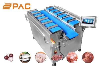 China 12 Head Conveyor Belt Combination Weigher Digital Quantitative For Seafood for sale