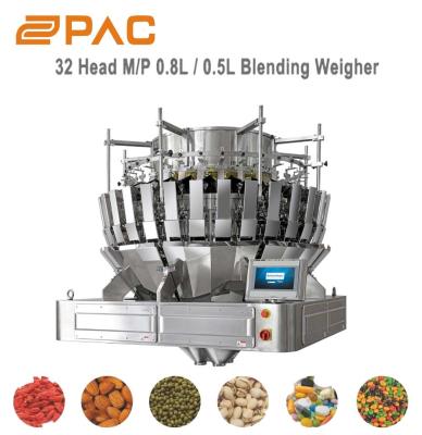 China 32 Head 0.8L 0.5L Filling Multihead Weigher For Bags Granule Powder Packing Line for sale