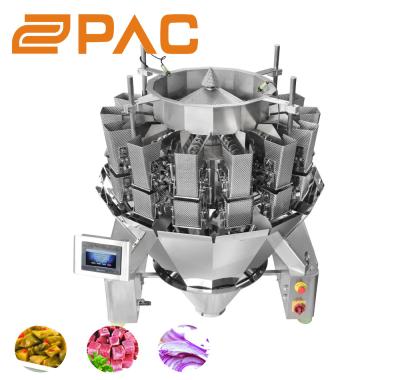 China 10/14 Head Weigher Packing Machine 1.3L Hopper For Fresh Food for sale