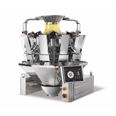 China 10 Head Multihead Weigher Multi Function For Snacks PLC Control for sale