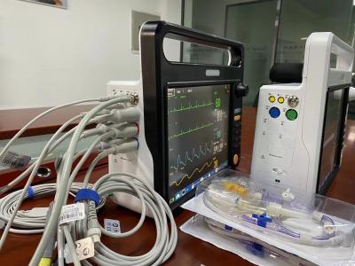 China Máquina portátil de monitoramento de sinais vitais, monitor de paciente de vários parâmetros com ECG à venda