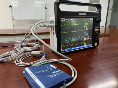 China Monitor de sinais vitais de paciente de UTI com tela de 12,1 polegadas 6 parâmetros padrão à venda