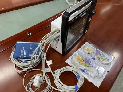 China Monitor de paciente cardíaco de 6 parâmetros com tela sensível ao toque de 12,1 polegadas à venda