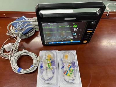 China Monitor de paciente cardiaco médico EtCO2, ventaja multi vital del equipo de vigilancia en venta