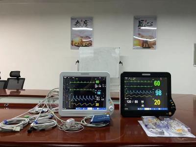 중국 장치, 다 모수 ICU 통풍기 감시자를 감시하는 15 인치 생명 판매용