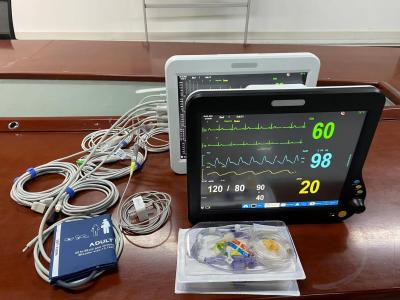 China Monitor cardíaco ICU modular portátil con pantalla de 15 pulgadas 6 parámetros en venta