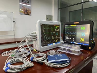 China Monitor Cardíaco Modular de UTI Multilíngue com ECG NIBP SPO2 Padrão à venda