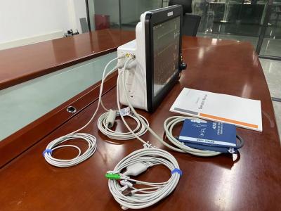China Monitor de paciente multiparâmetro multilíngue para clínica de enfermaria geral à venda