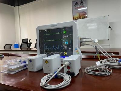 China Dispositivos de vigilancia médica de la supervisión cardiaca modulares con ECG SPO2 2Temp en venta