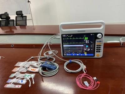 China Monitor de paciente neonatal ECG SPO2 NIBP 2Temp con lenguaje multi pantalla de 12,1 pulgadas en venta
